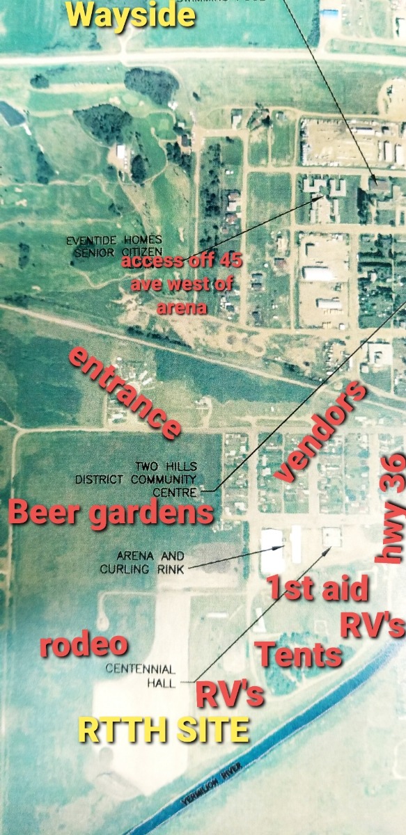 Run to the Hills Memorial Rally Grounds Layout